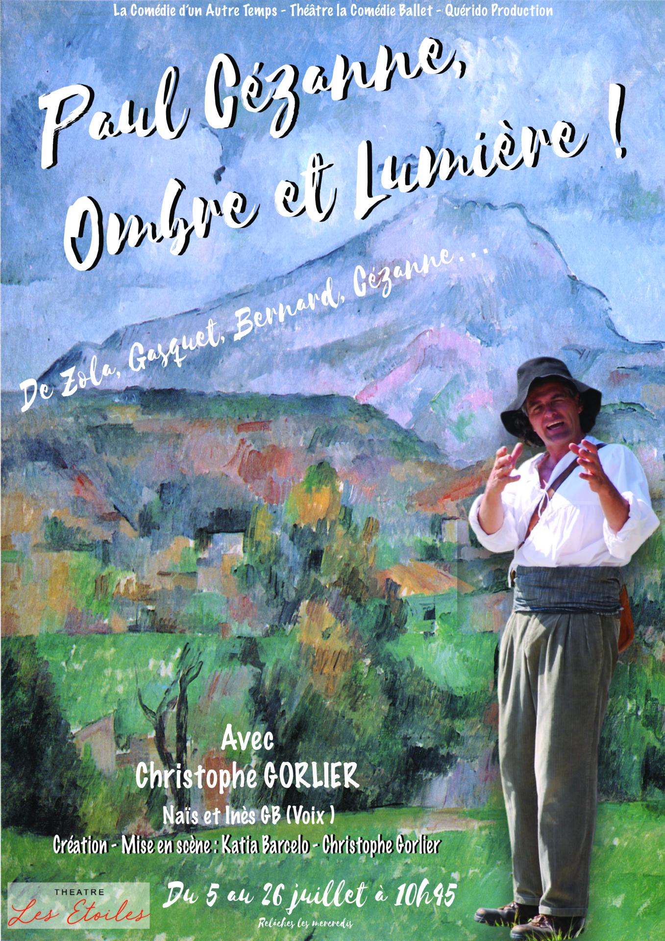 Affiche paul cezanne ombre et lumiere 2025 relache les mercredis